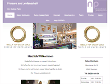 Tablet Screenshot of friseure-aus-leidenschaft.com